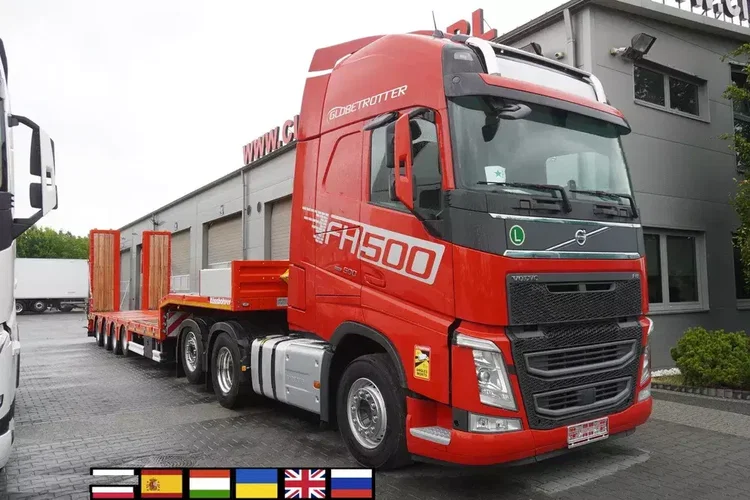 Volvo FH 500 / FABRYCZNIE NOWA NACZEPA niskopodwoziowa Kässbohrer LB3E / 500 KM zdjęcie 1