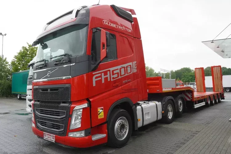 Volvo FH 500 / FABRYCZNIE NOWA NACZEPA niskopodwoziowa Kässbohrer LB3E / 500 KM zdjęcie 2