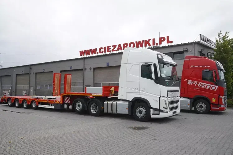 Volvo FH 500 / FABRYCZNIE NOWA NACZEPA niskopodwoziowa Kässbohrer LB3E / 500 KM zdjęcie 10