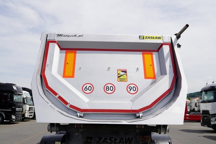 ZASŁAW WYWROTKA 26 m3 / STALOWA / HP / OŚ PODNOSZONA / RYNNA / 2017 zdjęcie 12