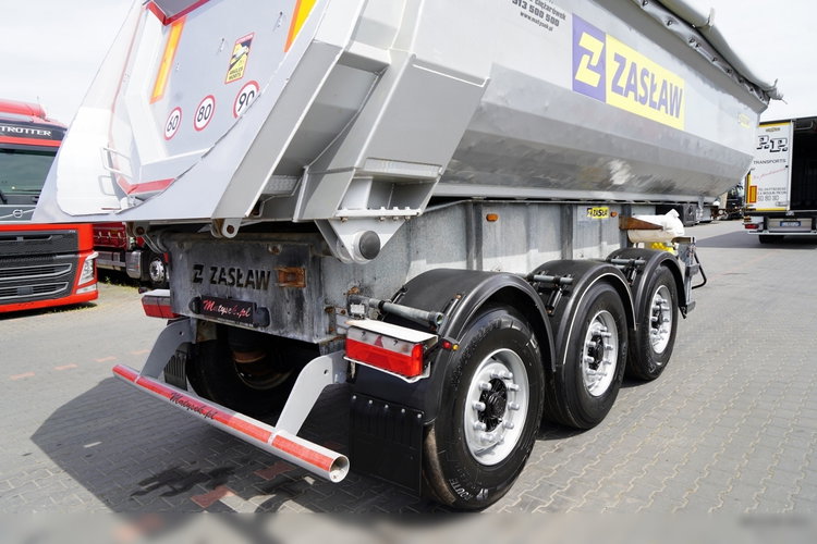 ZASŁAW WYWROTKA 26 m3 / STALOWA / HP / OŚ PODNOSZONA / RYNNA / 2017 zdjęcie 13