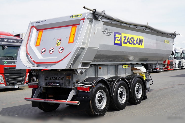 ZASŁAW WYWROTKA 26 m3 / STALOWA / HP / OŚ PODNOSZONA / RYNNA / 2017 zdjęcie 7