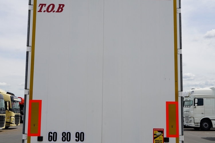 Fruehauf / KONTENER / KOFFER / OSIE SAF / 2 OSIE   / MOCNA PODŁOGA: SZYNA DESKA zdjęcie 12