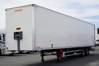 Fruehauf / KONTENER / KOFFER / OSIE SAF / 2 OSIE   / MOCNA PODŁOGA: SZYNA DESKA