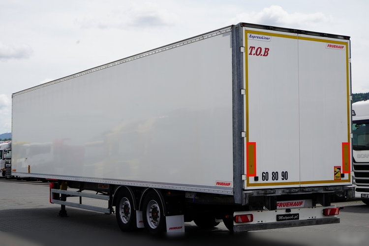 Fruehauf / KONTENER / KOFFER / OSIE SAF / 2 OSIE   / MOCNA PODŁOGA: SZYNA DESKA zdjęcie 4