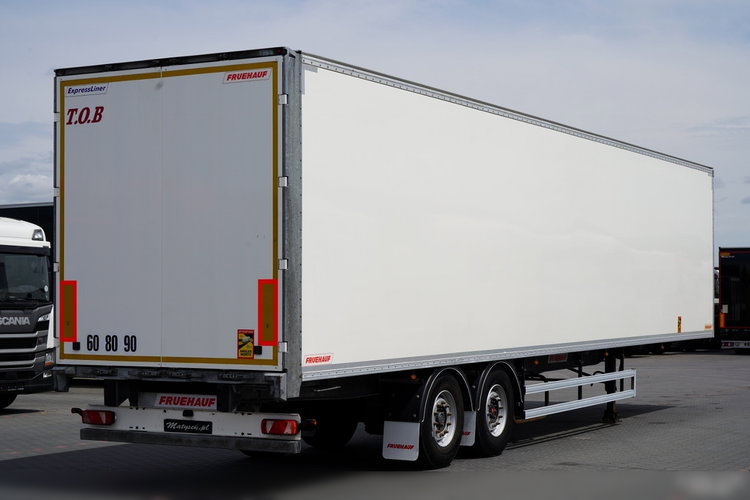 Fruehauf / KONTENER / KOFFER / OSIE SAF / 2 OSIE   / MOCNA PODŁOGA: SZYNA DESKA zdjęcie 6