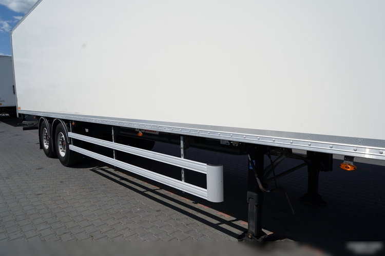 Fruehauf / KONTENER / KOFFER / 2 OSIE / SAF / 2021 ROK / BARDZO MOCNA PODŁOGA: SZYNA-DESKA / ROLETA  zdjęcie 9