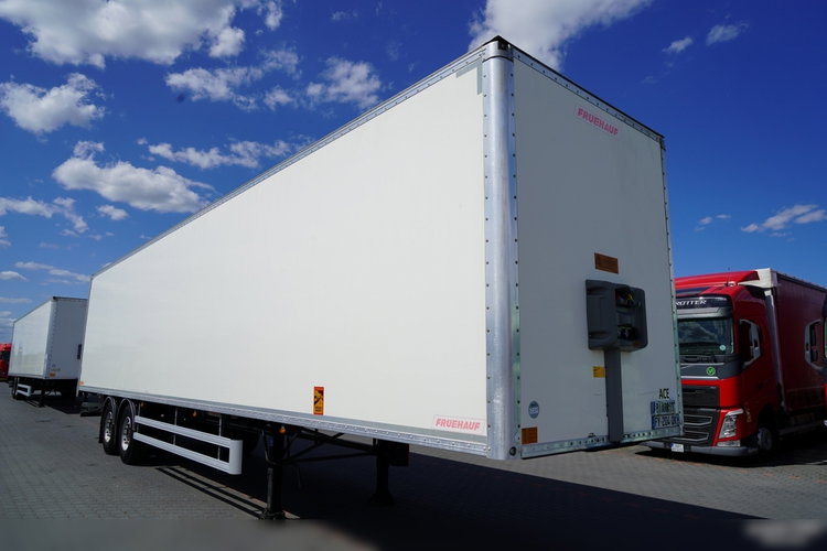 Fruehauf / KONTENER / KOFFER / 2 OSIE / SAF / 2021 ROK / BARDZO MOCNA PODŁOGA: SZYNA-DESKA / ROLETA  zdjęcie 7