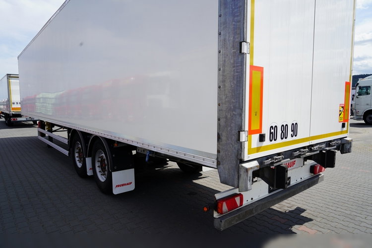 Fruehauf / KONTENER / KOFFER / 2 OSIE / SAF / 2020 ROK / BARDZO MOCNA PODŁOGA: SZYNA-DESKA  zdjęcie 11