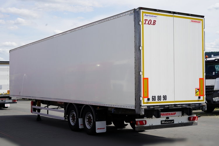 Fruehauf / KONTENER / KOFFER / 2 OSIE / SAF / 2020 ROK / BARDZO MOCNA PODŁOGA: SZYNA-DESKA  zdjęcie 4