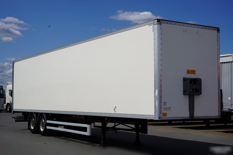 Fruehauf / KONTENER / KOFFER / 2 OSIE / SAF / 2020 ROK / BARDZO MOCNA PODŁOGA: SZYNA-DESKA  zdjęcie 8