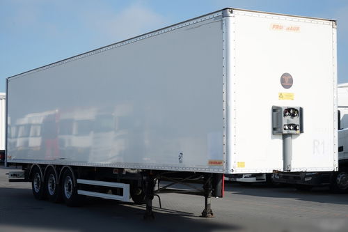 Fruehauf / KONTENER / KOFFER / ROLETA / PODŁOGA BARDZO MOCNA : SZYNA-DESKA 