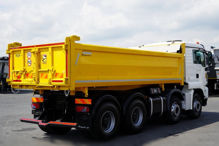 MAN TGS 41.460 / 8x4 / WYWROTKA / 2 STRONNA / BORDMATIC / HYDROBURTA / MEILLER KIPER /  / OPONY 100% / EURO 6 / 2017 R / SPROWADZONA  zdjęcie 15