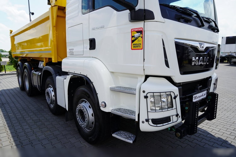 MAN TGS 41.460 / 8x4 / WYWROTKA / 2 STRONNA / BORDMATIC / HYDROBURTA / MEILLER KIPER /  / OPONY 100% / EURO 6 / 2017 R / SPROWADZONA  zdjęcie 17