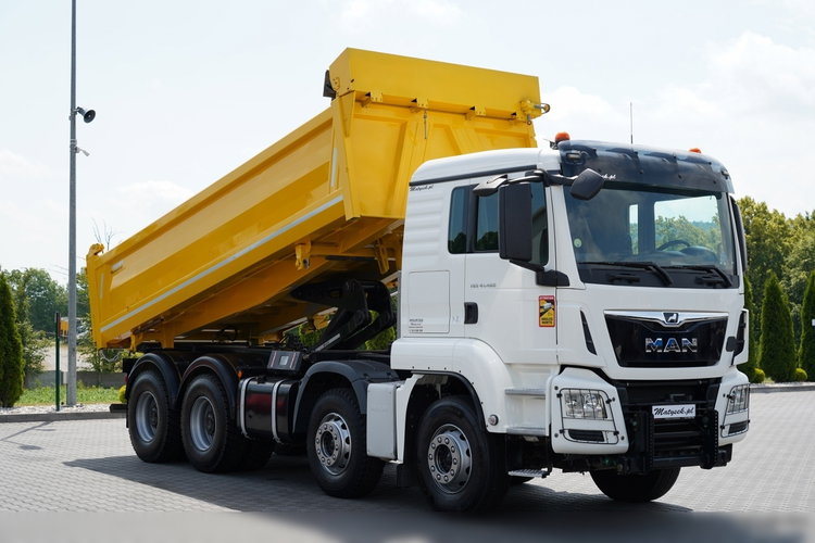 MAN TGS 41.460 / 8x4 / WYWROTKA / 2 STRONNA / BORDMATIC / HYDROBURTA / MEILLER KIPER /  / OPONY 100% / EURO 6 / 2017 R / SPROWADZONA  zdjęcie 2