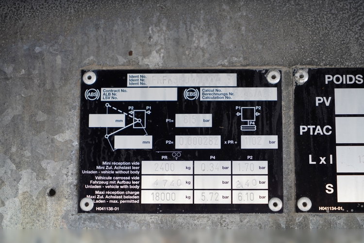 Fruehauf / KONTENER / KOFFER / 2 OSIE / SAF / BARDZO MOCNA PODŁOGA: SZYNA-DESKA zdjęcie 25
