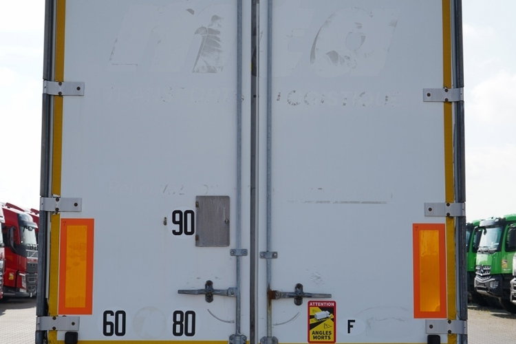 Fruehauf /  IZOTERMA / KONTENER / KOFFER /  BARDZO MOCNA PODŁOGA : SZYNA-DESKA  zdjęcie 10