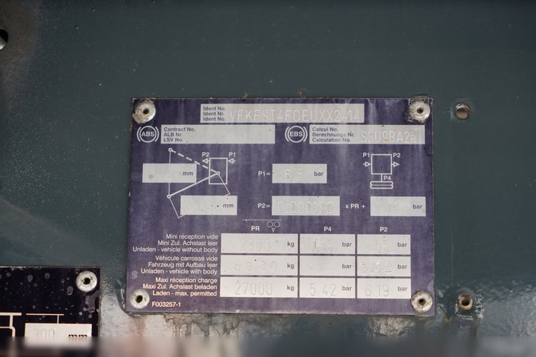Fruehauf /  IZOTERMA / KONTENER / KOFFER /  BARDZO MOCNA PODŁOGA : SZYNA-DESKA  zdjęcie 25