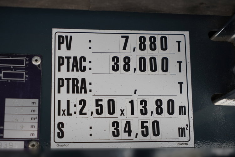 Fruehauf /  IZOTERMA / KONTENER / KOFFER /  BARDZO MOCNA PODŁOGA : SZYNA-DESKA  zdjęcie 27