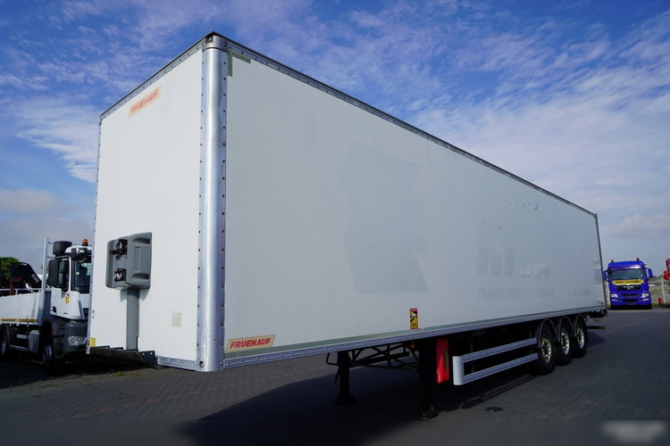 Fruehauf /  IZOTERMA / KONTENER / KOFFER /  BARDZO MOCNA PODŁOGA : SZYNA-DESKA  zdjęcie 2