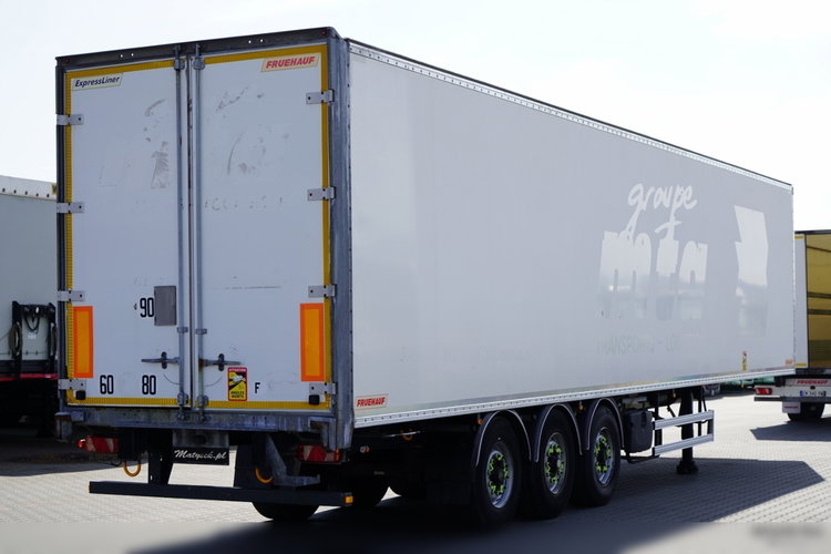 Fruehauf /  IZOTERMA / KONTENER / KOFFER /  BARDZO MOCNA PODŁOGA : SZYNA-DESKA  zdjęcie 6