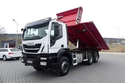 Iveco TRAKKER / X-WAY 420 / 6x4 / KH-KIPPER 3 STR / HYDROBURTA / WYWROTKA /