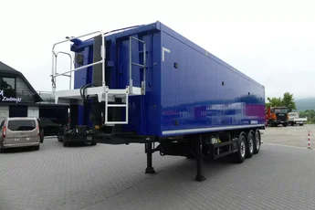 Schwarzmuller WYWROTKA 50m3 / KLAPO DRZWI / SZYBER / OŚ PODNOSZONA /