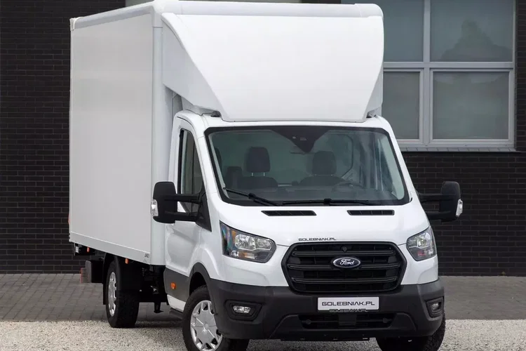 Ford Transit 8 palet KONTENER + WINDA 750kg zdjęcie 1