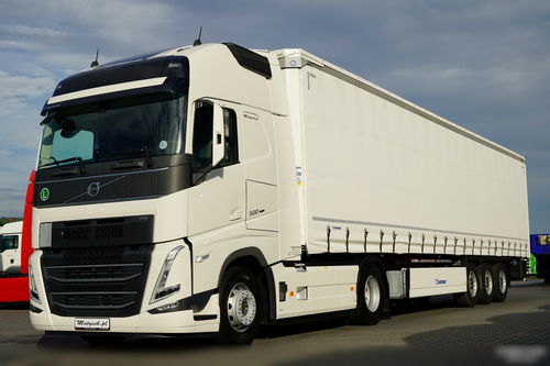 Volvo FH 500 / XXL / 2024 / KLIMA POSTOJOWA / SKÓRY / I-SHIFT + KRONE FIRANKA / 2024 ROK / KOSZ NA PALETY / 2 OSIE PODNOSZONE / MAŁO UŻYWANA / SPROWADZONA 