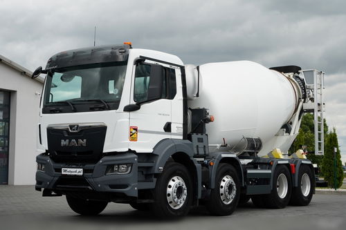 MAN TGS 32.470 / 8X4 / GRUSZKA / BETONOMIESZARKA / 9 M3 / CIFA / ALUFELGI / EURO 6 / PO KONTRAKCIE SERWISOWYM  