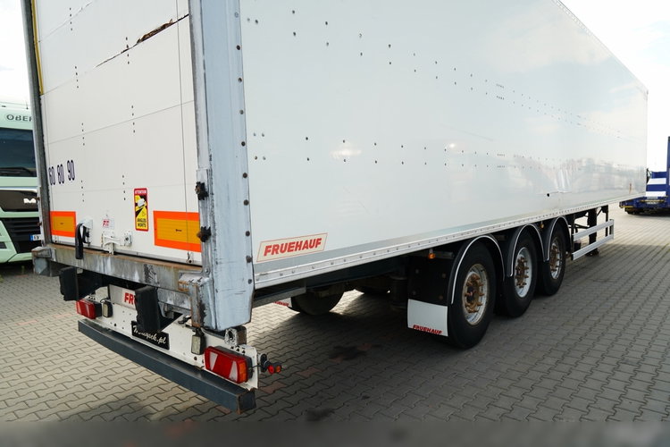 Fruehauf / KONTENER / KOFFER / ROLETA / BARDZO MOCNA PODŁOGA : SZYNA-DESKA zdjęcie 13