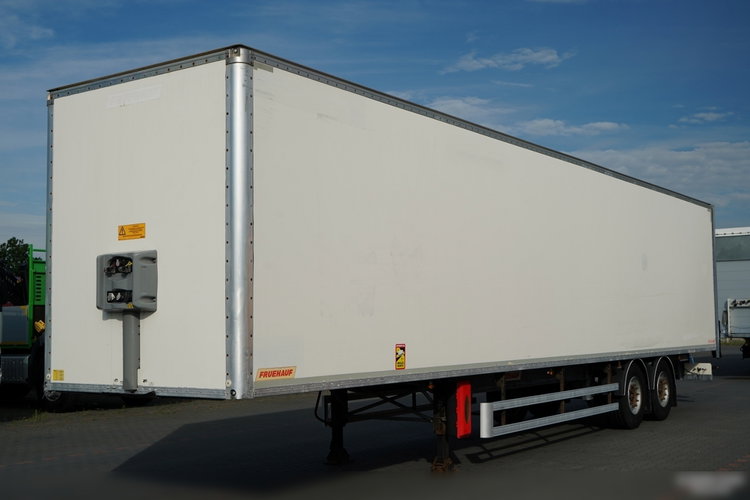 Fruehauf / KONTENER / KOFFER / OSIE SAF / 2 OSIE / ROLETA / MOCNA PODŁOGA: SZYNA DESKA zdjęcie 1
