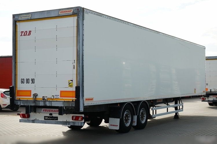 Fruehauf / KONTENER / KOFFER / OSIE SAF / 2 OSIE / ROLETA / MOCNA PODŁOGA: SZYNA DESKA zdjęcie 6