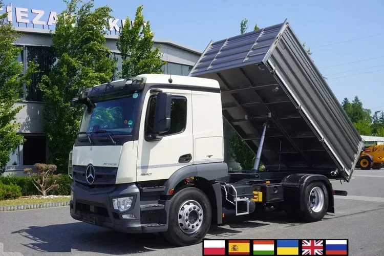 Mercedes Actros 1840 / NOWA Wywrotka 3-stronna 10 EPAL / Blokada mostu / Ład. 10 t zdjęcie 1