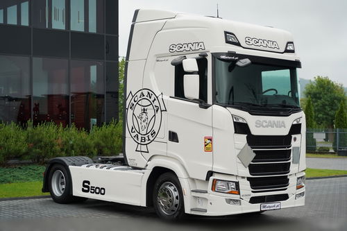 Scania S 500 / MEGA / RETARDER / LOW DECK / PO KONTRAKCIE SERWISOWYM / SPROWADZONY