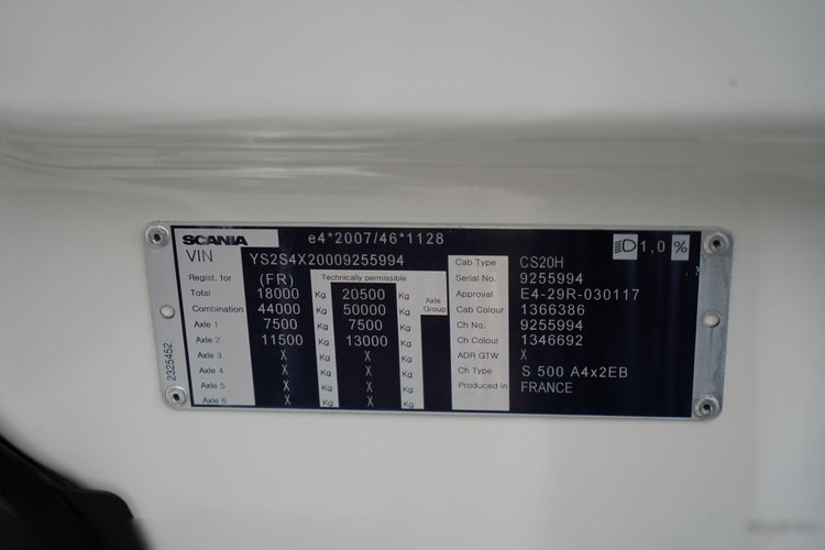 Scania S 500 / MEGA / RETARDER / LOW DECK / PO KONTRAKCIE SERWISOWYM / SPROWADZONY zdjęcie 38