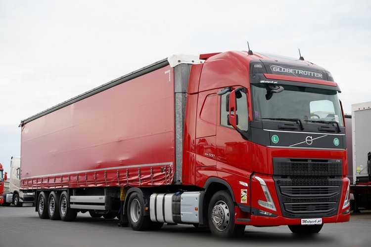 Volvo FH 500 / I-SAVE / XXL / I-PARK COOL / NOWY MODEL / OPONY 100 % / + SCHMITZ FIRANKA STANDARD / PODNOSZONA OŚ / DACH PODNOSZONY / 2022 ROK / PO ZŁOTYM KONTRAKCIE SERWISOWYM zdjęcie 5