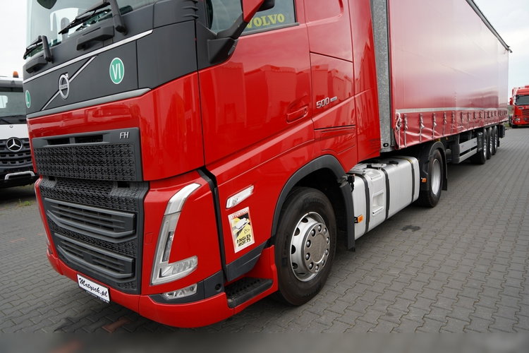 Volvo FH 500 / I-SAVE / XXL / I-PARK COOL / NOWY MODEL / OPONY 100 % / + SCHMITZ FIRANKA STANDARD / PODNOSZONA OŚ / DACH PODNOSZONY / 2022 ROK / PO ZŁOTYM KONTRAKCIE SERWISOWYM zdjęcie 7