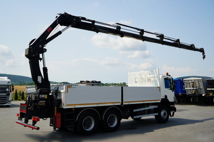 Scania P360 / 6X4 / SKRZYNIOWY 4.85 + HDS HIAB 211 E-6 HIDUO / UDŹWIG 7100KG / MAX WYSÓW 16.5 M / STEROWANIE RADIOWE zdjęcie 9