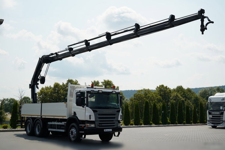 Scania P360 / 6X4 / SKRZYNIOWY 4.85 + HDS HIAB 211 E-6 HIDUO / UDŹWIG 7100KG / MAX WYSÓW 16.5 M / STEROWANIE RADIOWE zdjęcie 12