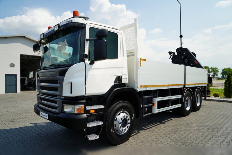 Scania P360 / 6X4 / SKRZYNIOWY 4.85 + HDS HIAB 211 E-6 HIDUO / UDŹWIG 7100KG / MAX WYSÓW 16.5 M / STEROWANIE RADIOWE zdjęcie 15