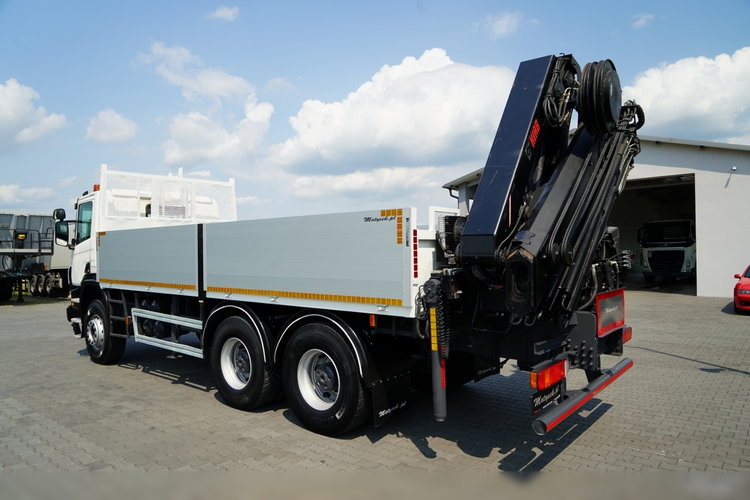 Scania P360 / 6X4 / SKRZYNIOWY 4.85 + HDS HIAB 211 E-6 HIDUO / UDŹWIG 7100KG / MAX WYSÓW 16.5 M / STEROWANIE RADIOWE zdjęcie 16
