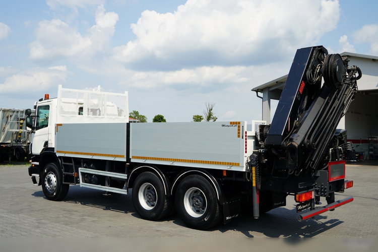Scania P360 / 6X4 / SKRZYNIOWY 4.85 + HDS HIAB 211 E-6 HIDUO / UDŹWIG 7100KG / MAX WYSÓW 16.5 M / STEROWANIE RADIOWE zdjęcie 17