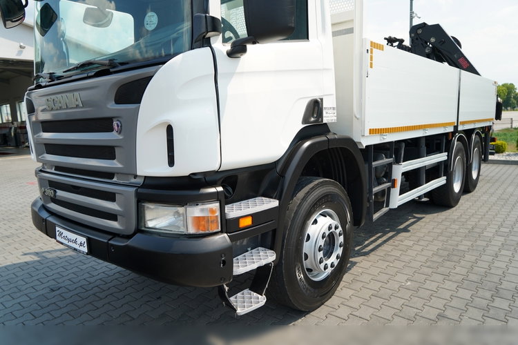 Scania P360 / 6X4 / SKRZYNIOWY 4.85 + HDS HIAB 211 E-6 HIDUO / UDŹWIG 7100KG / MAX WYSÓW 16.5 M / STEROWANIE RADIOWE zdjęcie 24