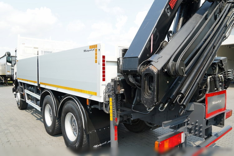 Scania P360 / 6X4 / SKRZYNIOWY 4.85 + HDS HIAB 211 E-6 HIDUO / UDŹWIG 7100KG / MAX WYSÓW 16.5 M / STEROWANIE RADIOWE zdjęcie 26
