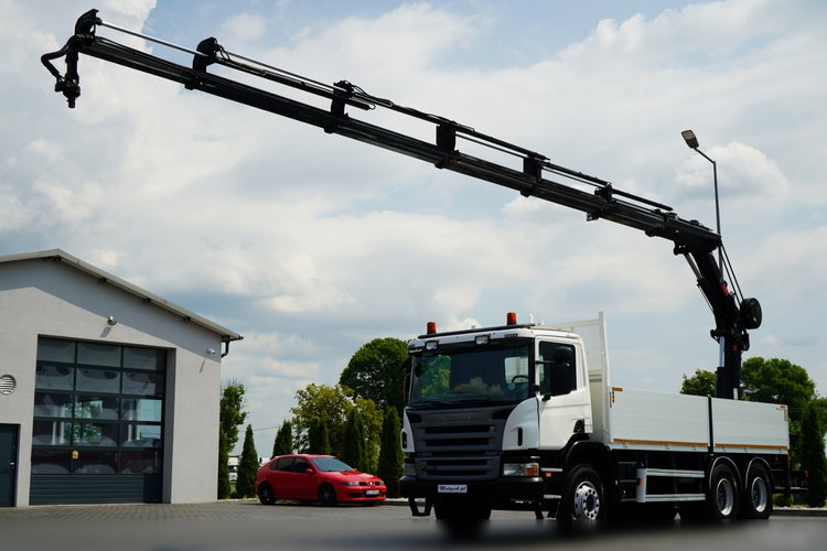Scania P360 / 6X4 / SKRZYNIOWY 4.85 + HDS HIAB 211 E-6 HIDUO / UDŹWIG 7100KG / MAX WYSÓW 16.5 M / STEROWANIE RADIOWE zdjęcie 3