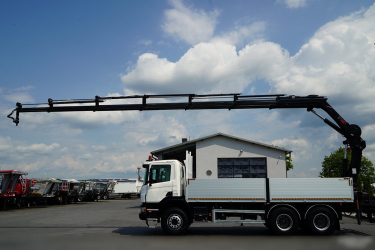 Scania P360 / 6X4 / SKRZYNIOWY 4.85 + HDS HIAB 211 E-6 HIDUO / UDŹWIG 7100KG / MAX WYSÓW 16.5 M / STEROWANIE RADIOWE zdjęcie 5