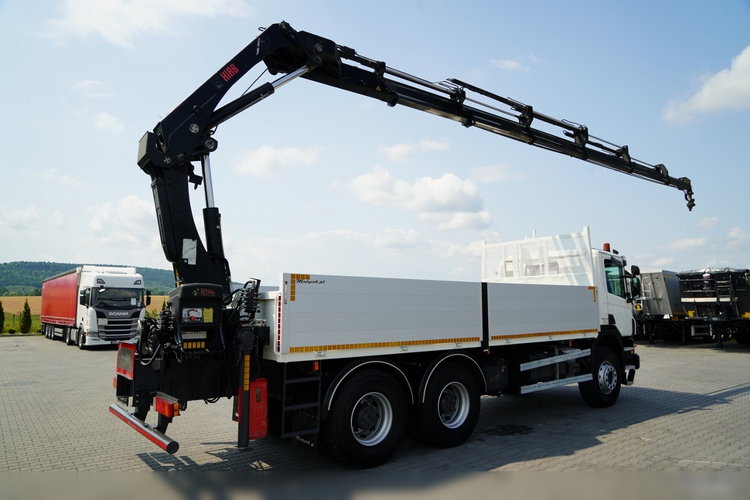 Scania P360 / 6X4 / SKRZYNIOWY 4.85 + HDS HIAB 211 E-6 HIDUO / UDŹWIG 7100KG / MAX WYSÓW 16.5 M / STEROWANIE RADIOWE zdjęcie 8