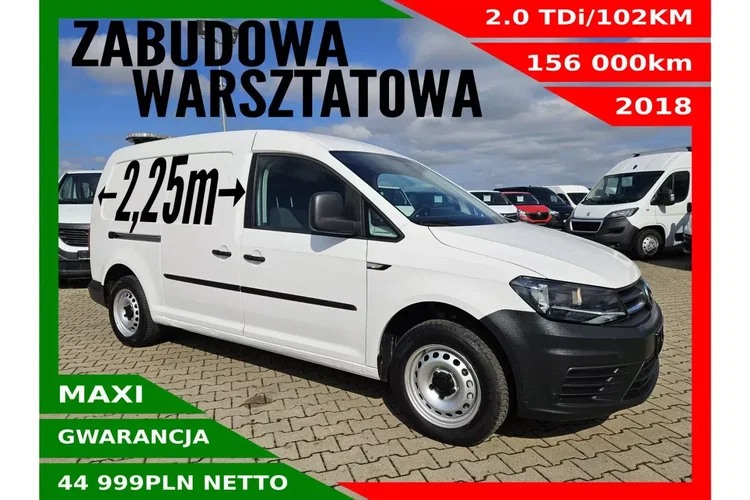 Volkswagen Caddy LONG 44999zł NETTO Zabudowa Warsztatowa 2.0TDi/102KM zdjęcie 1