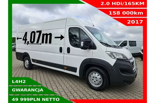 Peugeot boxer L4H2 49999zł NETTO 2.0 HDi/165KM